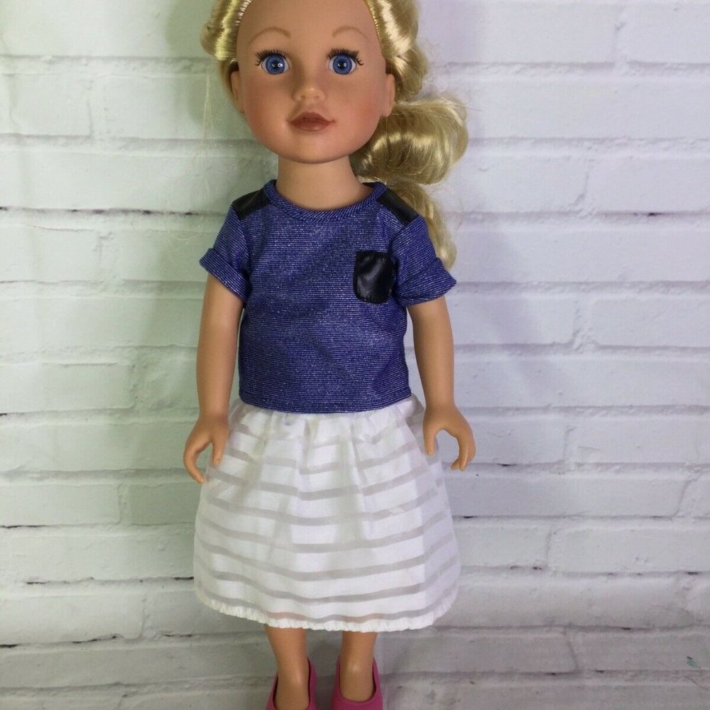 Journey Girls Meredith Vinyl 18" Doll Blonde Hair